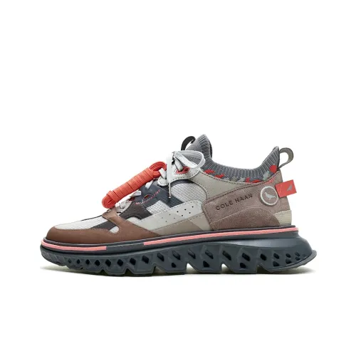 Staple x COLE HAAN Амортизация Низкий Топ Толстая Подошва Мужские Кроссовки Коричневый Серый