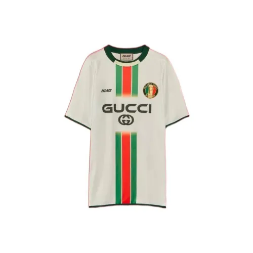 GUCCI x Дворцовый Gucci X Palace Collection FW22 T-рубашка Мужская Белая