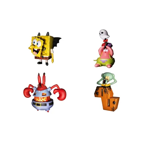 SPONGEBOB SQUAREPANTS x KFC Legendary Stars Magic Grand Opening Collection Halloween Limited Прозрачный Слепой Бокс на Карточке 100%
