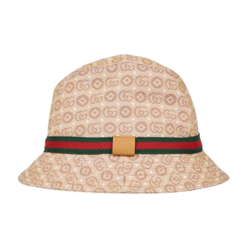 GUCCI Детские Бежевые Панамы из хлопка