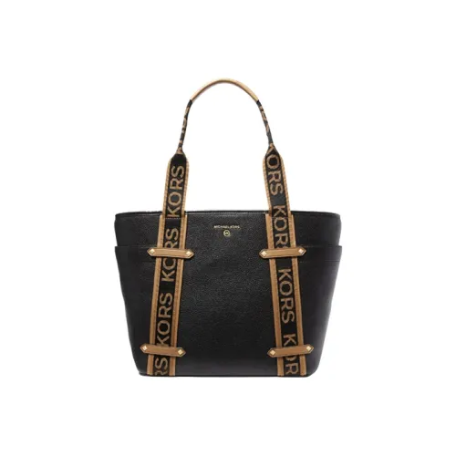 MICHAEL KORS MAEVE Искусственная кожа Тоут Сумка Сумка через плечо Сумка Большая Женская Черная