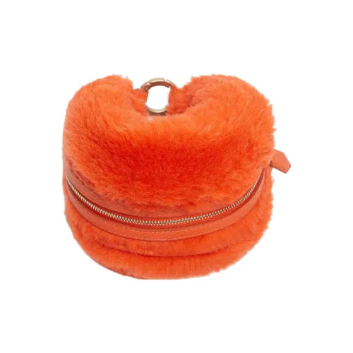 MaxMara Teddy Series Полиэстер Клатч Женский Оранжевый