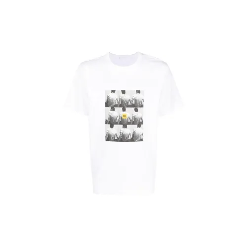 Helmut Lang Белая Мужская T-Рубашка