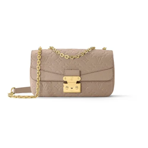 LOUIS VUITTON Marceau Grained Телячья кожа Сумка через плечо Стандартная Женская Коричневая