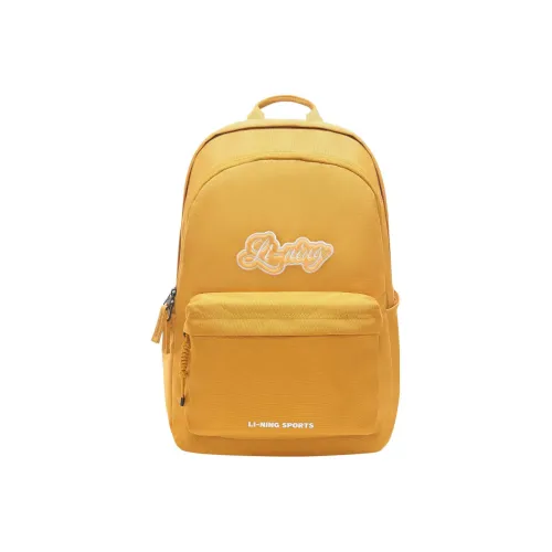 LINING Sportlife Ткань Рюкзак Стандартный Унисекс Пшеница Golden