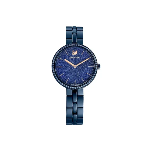 Swarovski Наручные часы Кварцевый механизм Металлический ремешок Синий циферблат Женские часы 5647452
