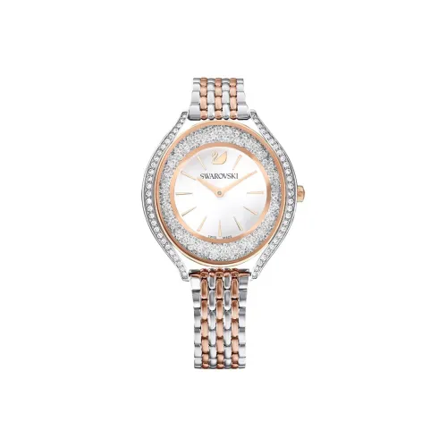 Swarovski Crystalline Aura Collection Наручные часы Кварцевый механизм Металлический ремешок 35,5 мм