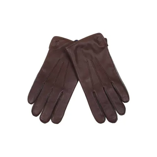 Перчатки Polo Ralph Lauren унисекс коричневые