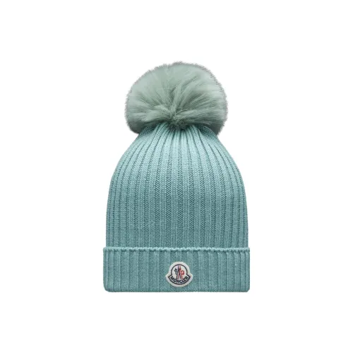 Moncler Шерстяные Шапки Синий Детский