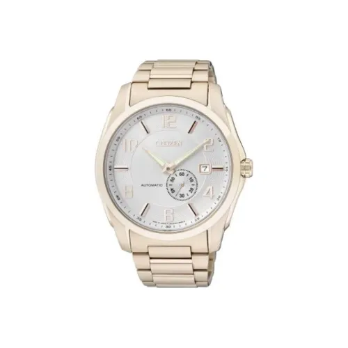CITIZEN Автоматический Механический Механизм Часы Мужские Белый Циферблат