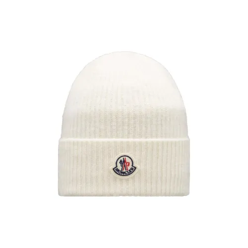 MONCLER Шапки-бини Белый Мужской