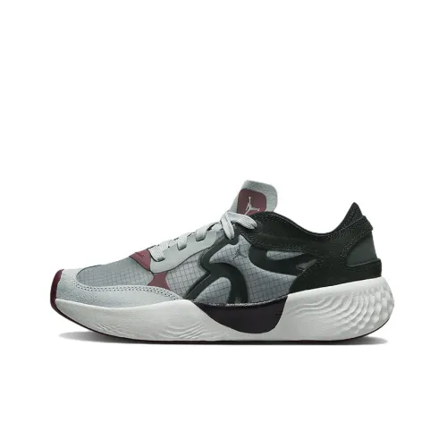 Джордан DELTA Амортизаторы Slip-resistant и устойчивые к истиранию Низкий топ Повседневная обувь Женская Серый Черный Красный