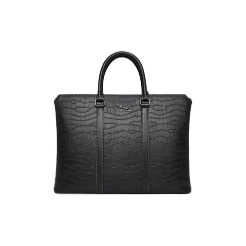 JAGUAR Корова Кожа Ноутбук Сумка Стандартная Мужская Черная