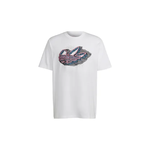 Adidas Originals REKIVE SpeedTrefoil Graphic T Рубашка Мужская Белая