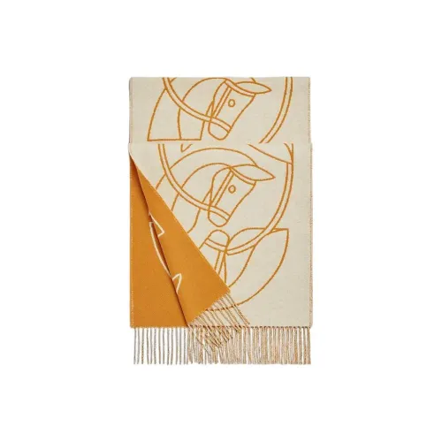 HERMES Кашемир Вязаные шарфы Женские