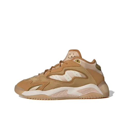 Adidas Originals Streetball 2 Slip Resistant Abrasion Resistant And Balanced MID Топ Casual Унисекс Желтый Коричневый