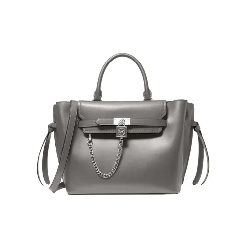 MICHAEL KORS Hamilton Legacy Кожа Сумка через плечо Сумка Большая Женская Фотиния Серый
