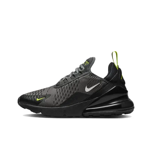 Nike Air Max 270 Low Топ Повседневная обувь Женская Черная Зеленая