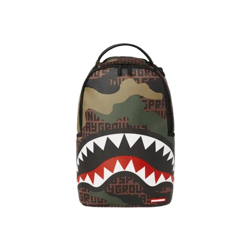 SPRAYGROUND Рюкзак из ПВХ большой унисекс армейский зеленый