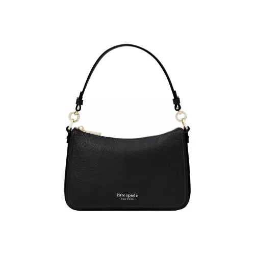 Kate Spade Коровья кожа Подмышечный Сумка Через плечо Плечо Тоут Средний Женский Черный