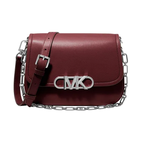 MICHAEL KORS Паркер Коровья кожа Конверт Сумка через плечо Женская Виноградная Красная