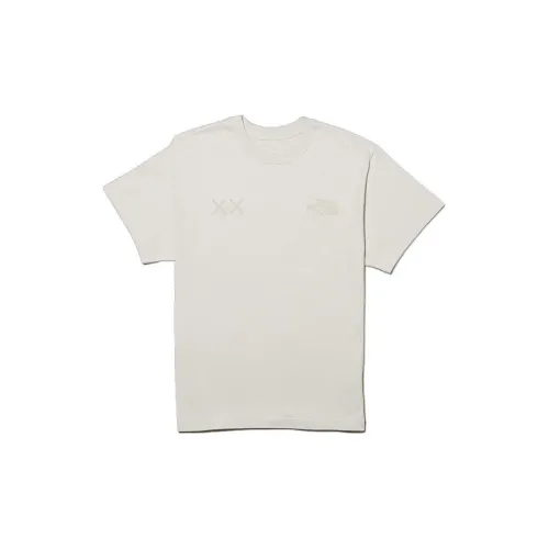 The North Face x KAWS совместная футболка унисекс серая белая