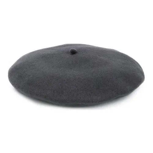 CELINE Шерстяные Береты Серый Унисекс