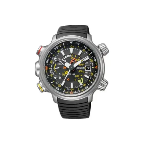 CITIZEN PROMASTER Series Светильник Кварцевый механизм Часы Мужские Черный циферблат