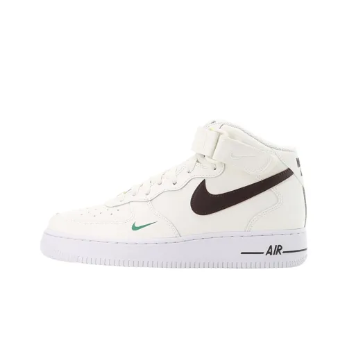 Nike Air FORCE 1 MID Топ Скейтборд Кроссовки Мужские Белые