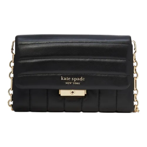 Kate Spade Carlyle Sheepskin Crossbody Bag Shoulder Bag Wallet Women's Black Кейт Спейд Carlyle Овчина Сумка через плечо Сумка на плечо Кошелек Женский Черный
