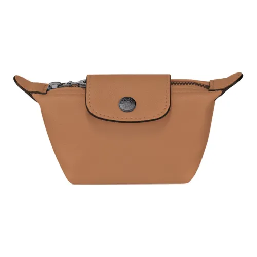 LONGCHAMP Le Pliage Cuir Овчина Сумка-пельмень Клатч Мелочь Кошелек Женские Фундуковый