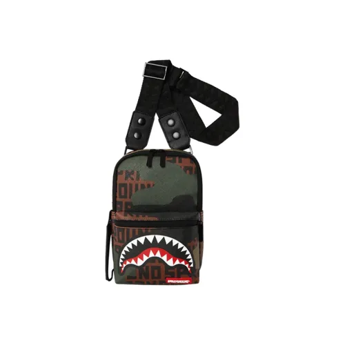 SPRAYGROUND Полиэстер Повседневная Сумка Сумка через плечо Унисекс Армейский зеленый