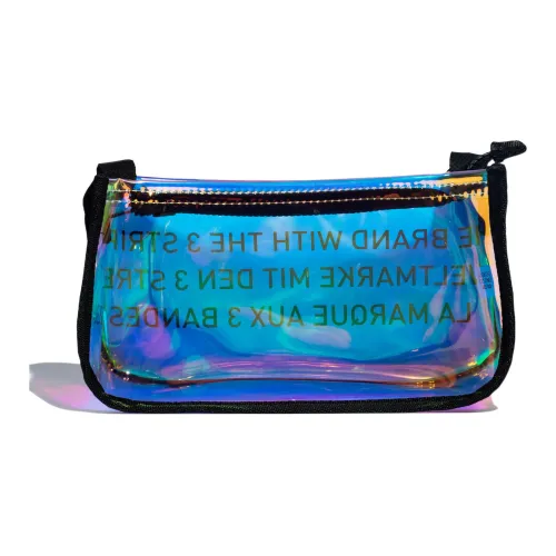 Adidas Originals Полиуретан Спортивная Сумка Туалетная Сумка Унисекс Прозрачная