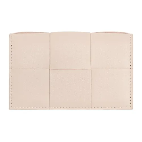 Bottega Veneta Sheepskin с коровьей кожей держатель для карт женский светло-розовый