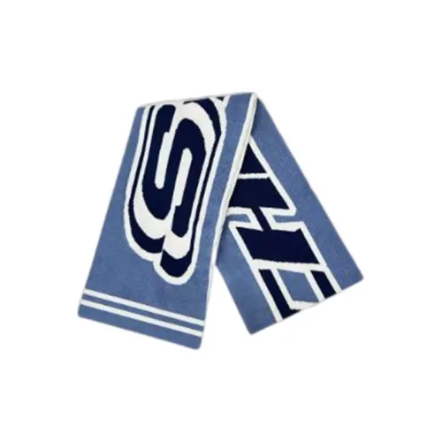Skechers Акриловые Вязаные Шарфы Синий Унисекс