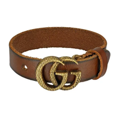 GUCCI GG Наручные повязки Коричневый Женские