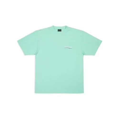 Balenciaga FW22 T-Shirt Loose Fit Men's Mint Green Баленсиага FW22 T-Рубашка Свободного кроя Мужская Мятно-зеленая