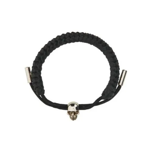 Alexander McQueen Кожа Браслеты Мужские Черные