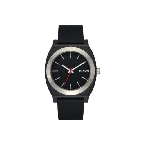 NIXON Time Teller Кварцевые наручные часы механизм силиконовый ремешок черный циферблат унисекс