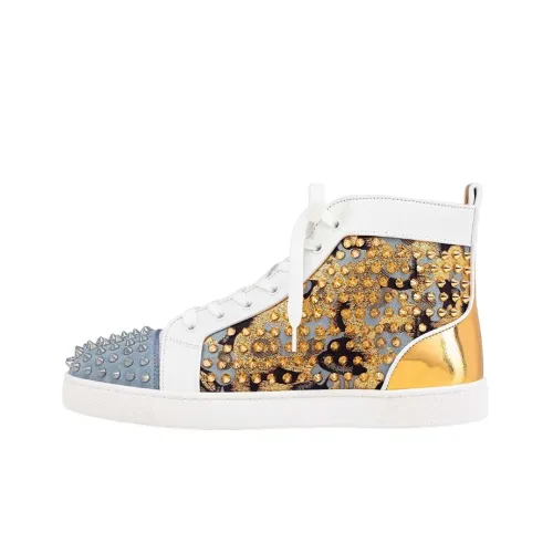 CL Louis High Топ Скейтборд Кроссовки Мужские Золотые