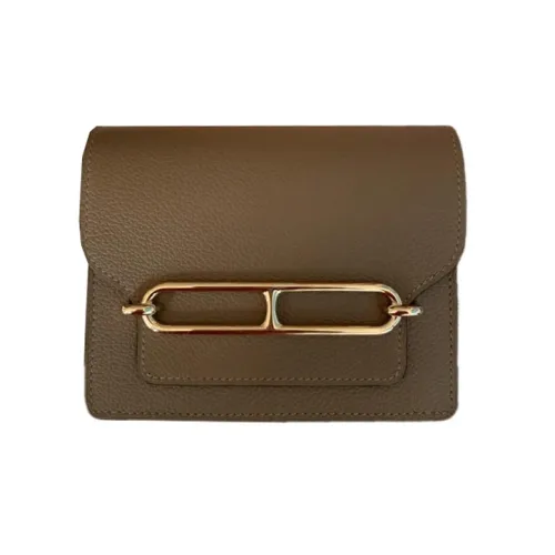 HERMES Roulis Evercolor Телячья кожа Кошелек для монет держатель для карт кошелек кошелек для денег женский цвет D0 Бежевый Weimar Pointer Бежевый