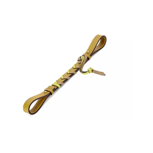 LOEWE Сумка с плечевым ремнем из коровьей кожи женский охра лавровый зеленый