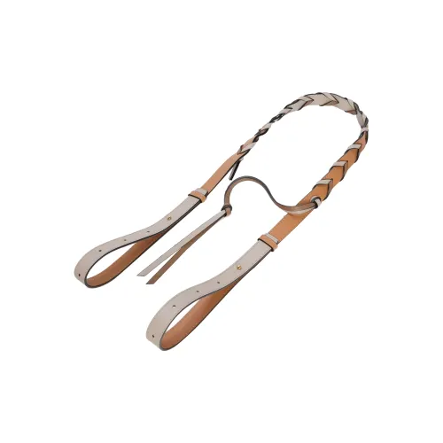 LOEWE Совместное издание Коровья кожа Loop Ремень Сумка Женская Светло-карамельный Светло-овсяный