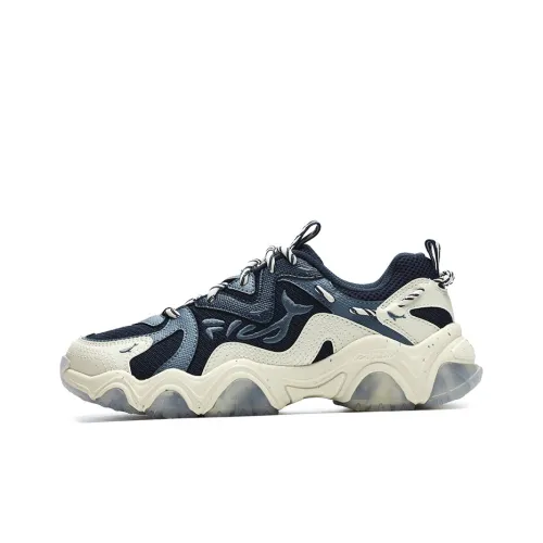 FILA Cat Paw 4,0 Low Топ Casual Женские Белый Спаржа Синий Упаковка Цвет