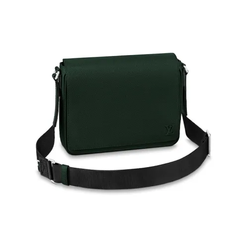 LOUIS VUITTON District TAïGA Коровья кожа Курьерская сумка Сумки через плечо Сумка через плечо Мужская Яшма