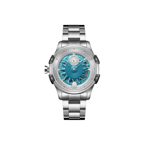 SNIICA Автоматический Механический Механизм Мужские Часы Da Vinci Collection 43 мм Синий