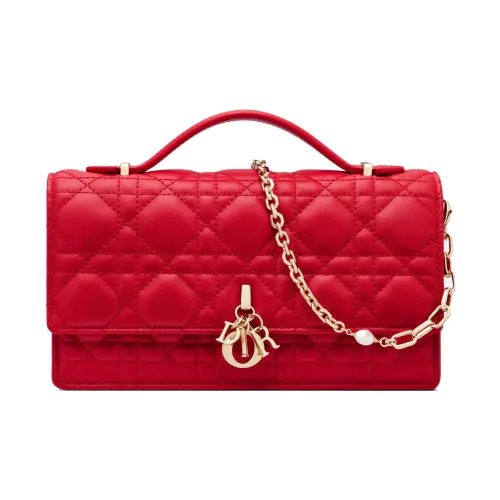 DIOR My Dior Lambskin Сумка через плечо Сумка Женская Красная