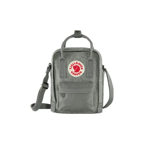 Fjallraven Kanken 2,4L Портативный через плечо одно плечо на открытом воздухе сумка хлопок гранитно-серый унисекс