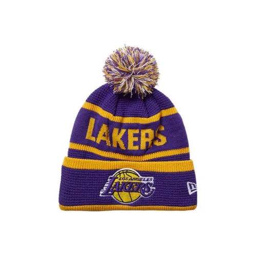 New Era Акриловые шапки-бини унисекс фиолетовые