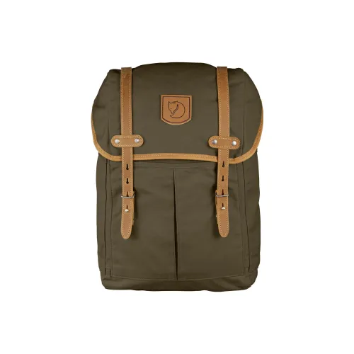 Fjallraven Kanken Полиэстер Рюкзак Средний Унисекс Черный Оливковый